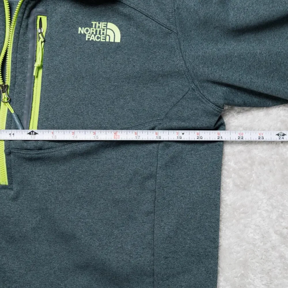The North Face Canyonlands Half Zip Green Pullover Jacket Mens Size L